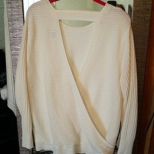 Comfy open back sweater